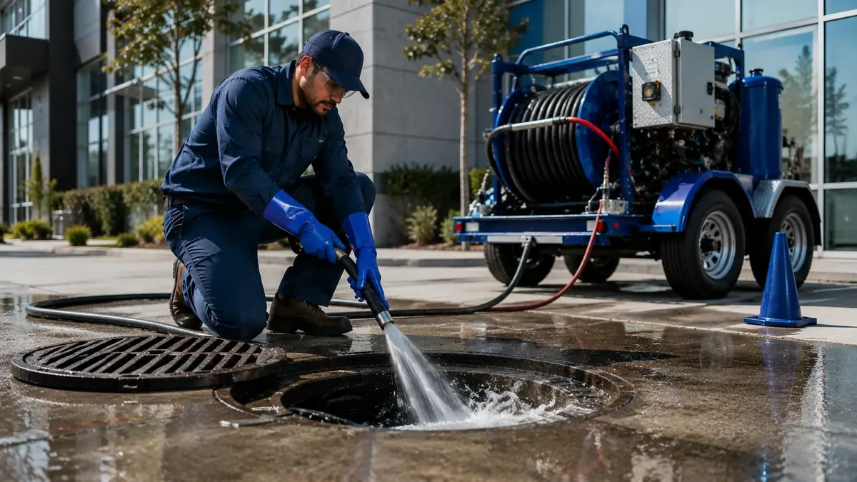 Commercial Hydro Jet Drain Cleaning in Nipomo