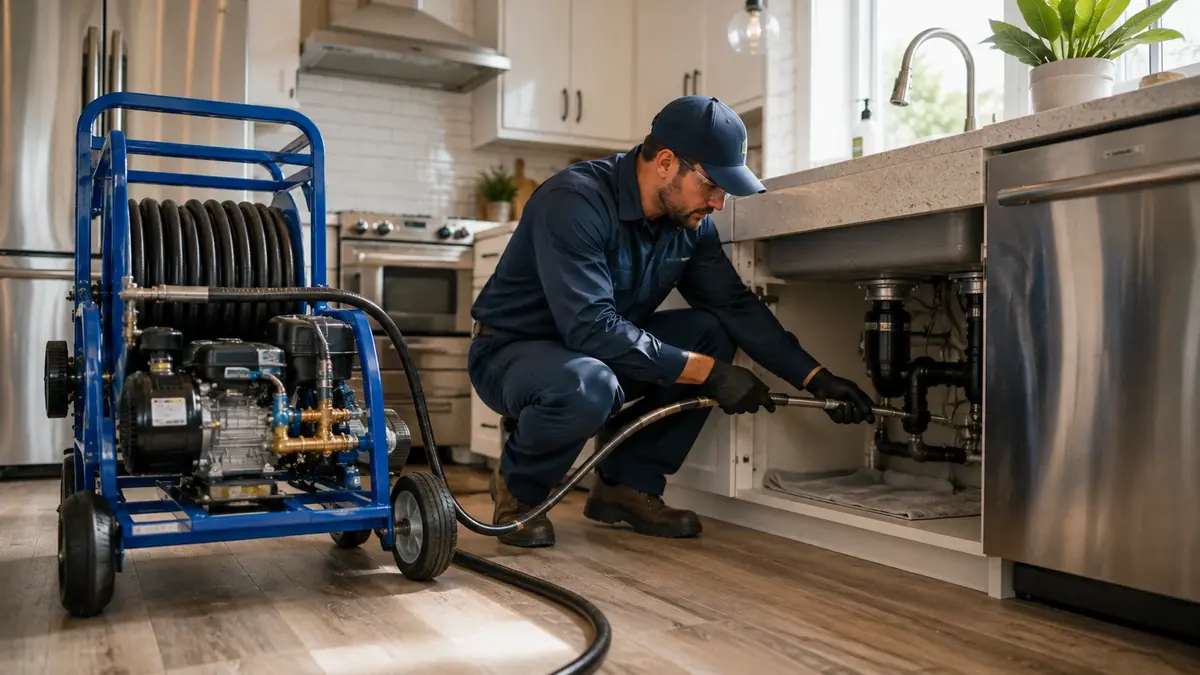 Kitchen Drain Hydro Jetting in Nipomo