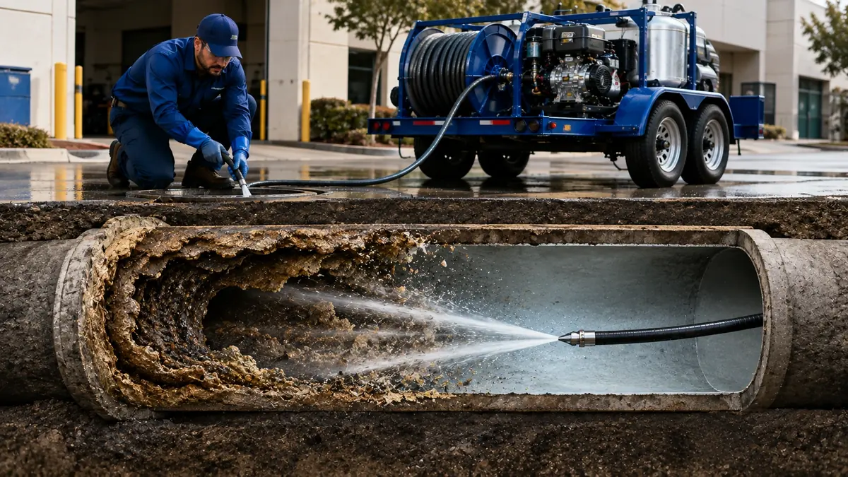 Sewer Pipe Descaling in Nipomo